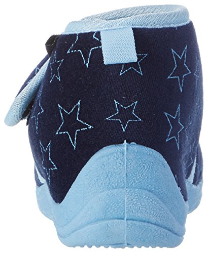 Playshoes Zapatillas Pastello, Pantuflas Unisex Niños, Azul (Marine 11), 24/25 EU