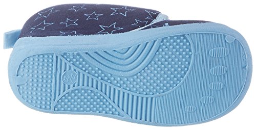 Playshoes Zapatillas Pastello, Pantuflas Unisex Niños, Azul (Marine 11), 24/25 EU