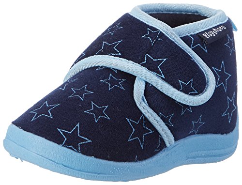 Playshoes Zapatillas Pastello, Pantuflas Unisex Niños, Azul (Marine 11), 24/25 EU