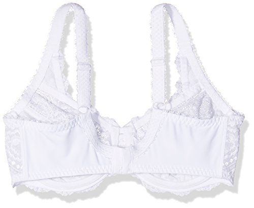 Playtex Flower Elegance Con Aros Sujetador, Blanco, 90C ES para Mujer