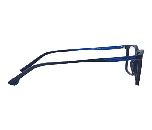 Police VPL-949 06QS Offset 3 - Gafas de sol (acetata, plástico), color azul mate