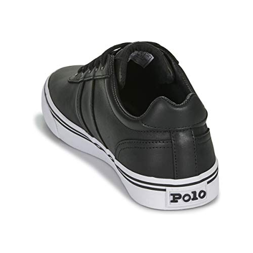 Polo Ralph Lauren, Hanford Leather Black, Zapatillas para Hombre, 42