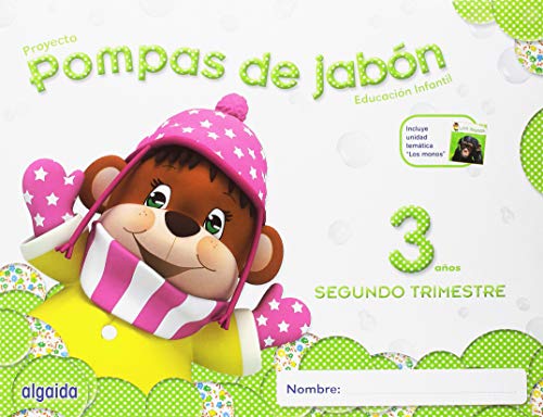 Pompas de jabón 3 años. Proyecto Educación Infantil 2º Ciclo [lote de 3 libros, uno para cada trimestre] - 9788490670002