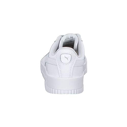 PUMA Carina L, Zapatillas para Mujer, Blanco White White Silver, 40.5 EU