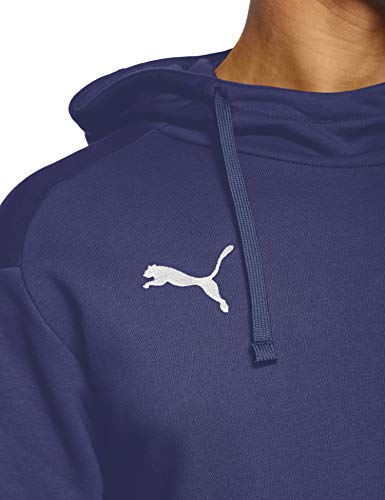 PUMA LIGA Casuals Hoody Sweatshirt, Hombre, Peacoat-Puma White, L