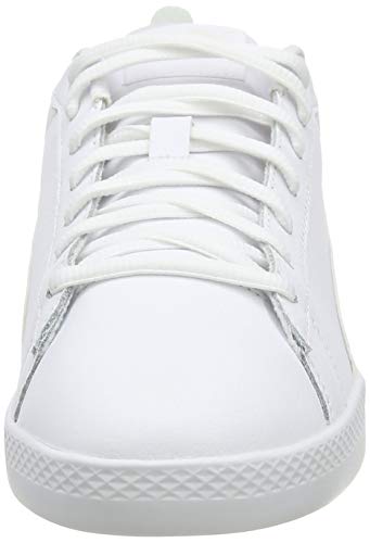 PUMA Smash WNS V2 L, Zapatillas para Mujer, Blanco White White, 39 EU