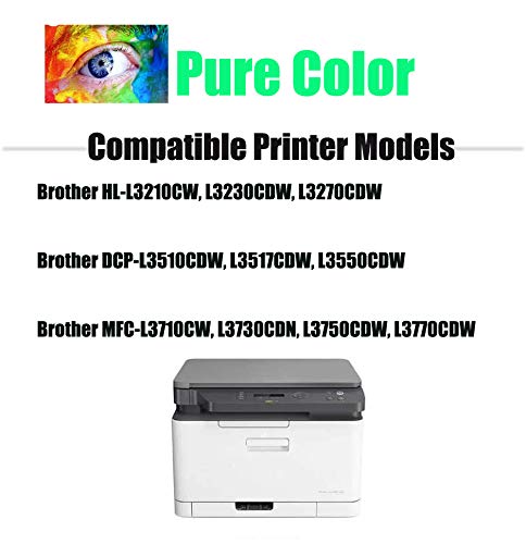 Pure-color TN-247 Cartucho de tóner Repuesto para Brother TN247 TN243 TN-243 Compatible con Brother HL-L3210CW HL-L3230CDW HL-L3270CDW MFC-L3710CW MFC-L3730CDN MFC-L3750CDW MFC-L3770CDW DCP-L3510CDW