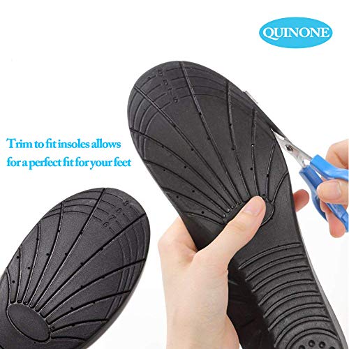 Quinone Plantillas y complementos de calzado deportivo hechos de cojín transpirable con pequeños orificios y amortiguación (EUR 41-47 L)