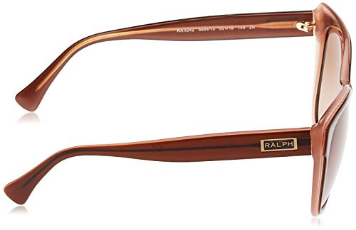 Ralph Lauren RALPH BY 0RA5242 Gafas de Sol, Shiny Top Brown On Caramel, 55 para Mujer