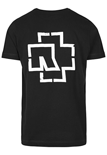 Rammstein – Camiseta para Hombre, Color Blanco, Hombre, Camiseta, RS003, Negro, Medium