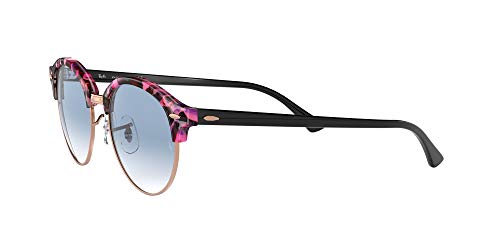 Ray-Ban 0RB4246 Gafas de sol, Spotted Grey/Violet, 51 Unisex