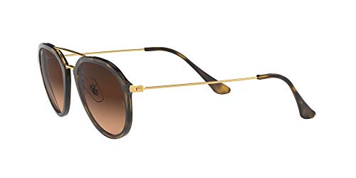 Ray-Ban 4253 Gafas de sol, Habana/Oro/Rosa/Marrón Degradada (Havana), 53 Unisex-Adulto