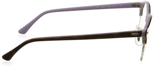 Ray-Ban Clubround, Monturas de Gafas Unisex adulto, Marrón (Top Havana on Opal Violet), 47