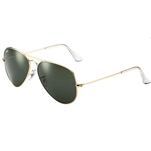 Ray-Ban - Gafas de sol Aviador RB3025 Aviator Large Metal, Gold (W3234 Gold)