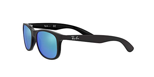 Ray-Ban JUNIOR 9062s Gafas de sol, Matte Black on Black, 48 Unisex-Niño