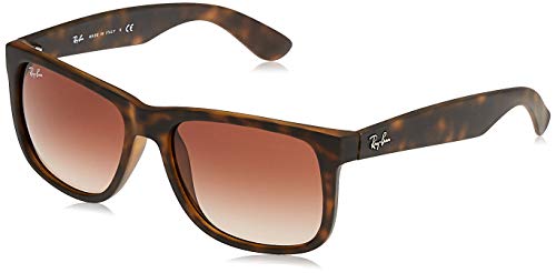 Ray-Ban Justin RB4165 - Gafas de sol Unisex, Marrón (Brown 710/13), 55 mm