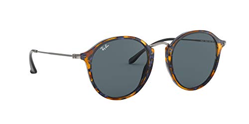 Ray-Ban RB 2447 Gafas de sol, Spotted Blue Havana, 49 para Hombre