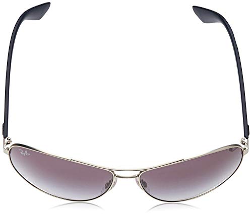 Ray-Ban Rb 3526 Gafas de sol, Matte Silver, 63 para Hombre