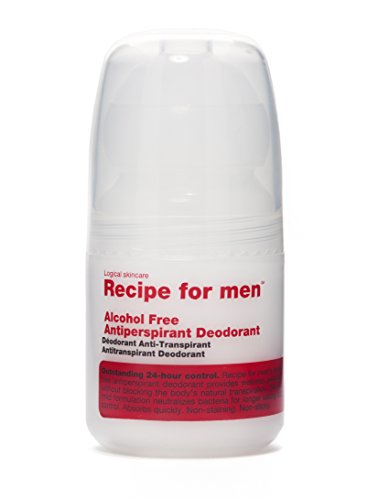Receta para Hombres Libres del Alcohol antitranspirantes Desodorante 60 ml