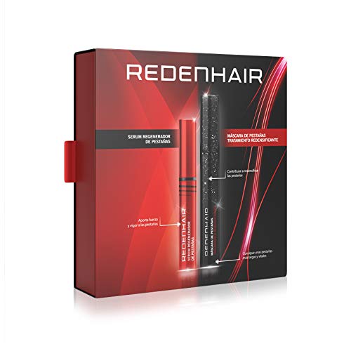 REDENHAIR | Kit Tratamiento Regenerador | Tratamiento Pestañas | Estimulador Crece Pestañas | Anticaída Pestañas Mujer y Hombre | Incluye Máscara de Pestañas y Serum Regenerador de Pestañas