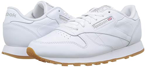 Reebok Classic Leather Zapatillas, Mujer, Blanco (Int-White / Gum), 37.5 EU