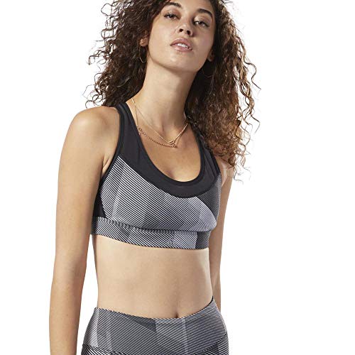 Reebok Os Hero Racer Bra P-Ver D Sujetador Deportivo, Mujer, Black, L