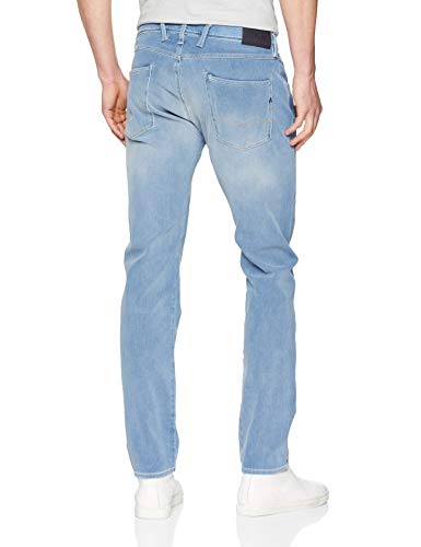 REPLAY Anbass Vaqueros Slim, Azul (Light Blue 10), W29/L34 (Talla del Fabricante: 29) para Hombre