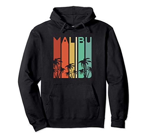 Retro Malibu California Surf Vintage Beach Cali Venice Ella Sudadera con Capucha