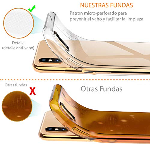 REY - Funda Carcasa Gel Transparente para Acer Liquid Zest Z525, Ultra Fina 0,33mm, Silicona TPU de Alta Resistencia y Flexibilidad