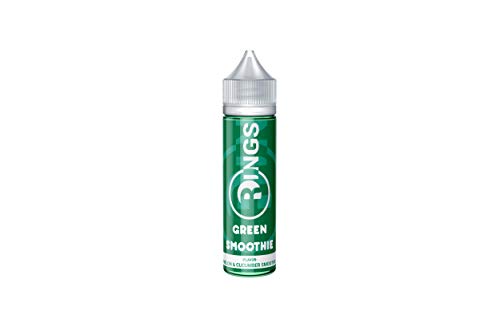 Rings E-Liquid Green Smoothie 50ml 70VG/30PG Liquido vaper sabor Melón sin nicotina, e-liquid frutal | Melon Cantalupe | Melon Honeydew