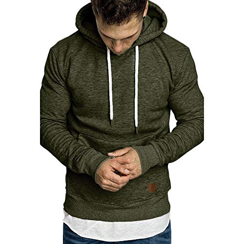 riou ¡Oferta Sudaderas con Capucha para Hombre Cosy Chaqueta Deportiva Sudadera con Cremallera Completa Ecosmart Hoodie Casual Jerséis Top Blouse ¡Caliente!