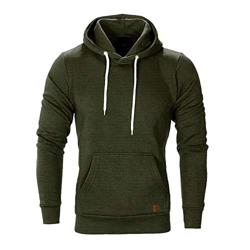 riou ¡Oferta Sudaderas con Capucha para Hombre Cosy Chaqueta Deportiva Sudadera con Cremallera Completa Ecosmart Hoodie Casual Jerséis Top Blouse ¡Caliente!