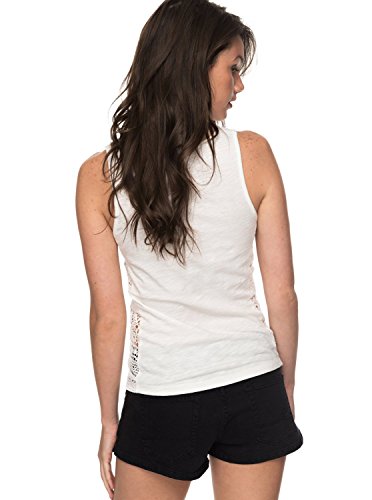 Roxy Aloha Sun Top Camiseta, Mujer, Blanco (Marshmallow/Solid), L