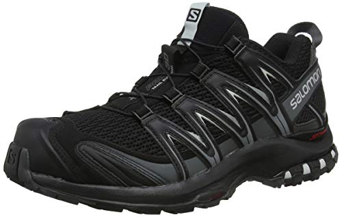 Salomon XA Pro 3D, Zapatillas de Trail Running para Hombre, Negro (Black/Magnet/Quiet Shade), 43 1/3 EU