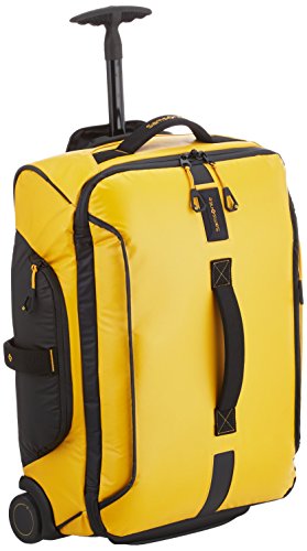 Samsonite Paradiver Light - Bolsa de viaje con ruedas, S (55 cm - 48.5 L), Amarillo (Yellow)