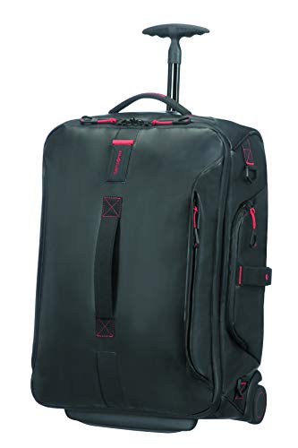 Samsonite Paradiver Light Bolsa de Viaje con Ruedas, S (55Cm-51 L), Negro