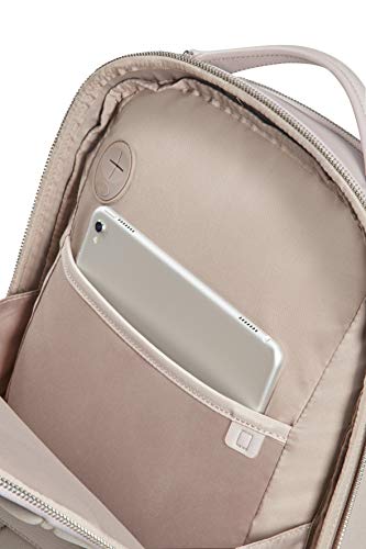 Samsonite Zalia 2.0, Mochila para portátiles y netbooks para Mujer, Gris (Stone Grey), 14 pulgadas (39 cm - 13 L)