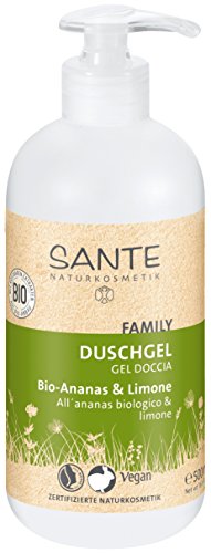 Sante Naturkosmetik 42311 gel de ducha Unisex Cuerpo 500 ml - Geles de ducha (Adultos, Unisex, Cuerpo, Universal, 500 ml, Frasco dispensador)