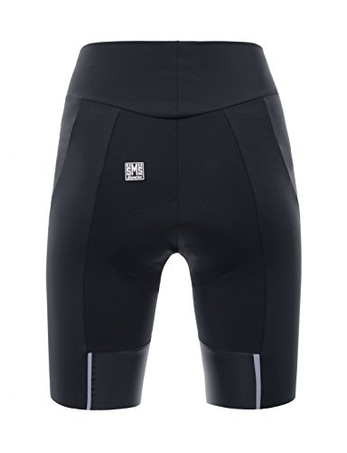 Santini Alba Pro Grace Pad - Pantalones Cortos de Ciclismo para Mujer, Mujer, Pantalones Cortos de Ciclismo, CAS32792X, Negro, XXL