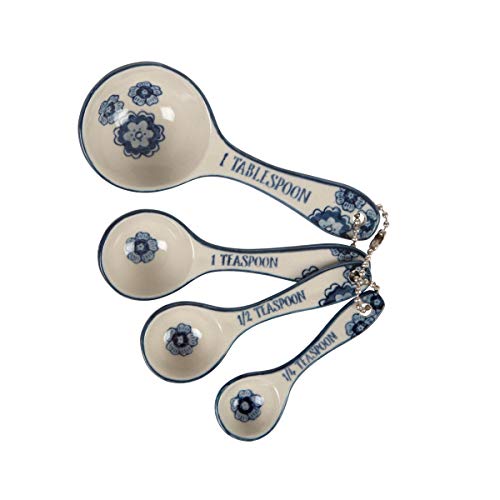 Sass & Belle Blue Willow Floral Measuring Spoons [Importación inglesa]