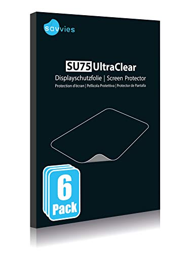 savvies Protector Pantalla Compatible con Fossil Garrett HR (5. Gen) (6 Unidades) Pelicula Ultra Transparente