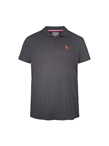 S&C Polo Manga Corta Hombre Regular Fit (Negro, M)