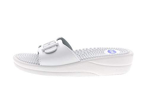 Scholl Chanclas de Playa New Massage Blanco 35