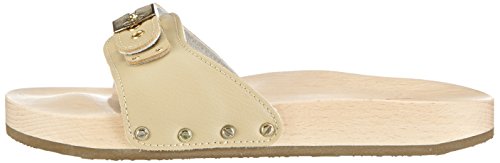 Scholl Zuecos PESCURA Flat Sabbia 39