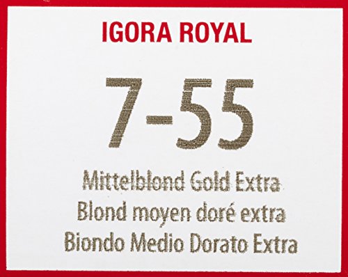 Schwarzkopf Professional Igora Royal 7-55 Permanent Color Cream Tinte - 60 ml