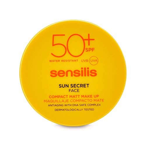 Sensilis Sun Secret - Maquillaje Compacto de Acabado Mate con SPF50+, Tono 03 Bronze - 10 g