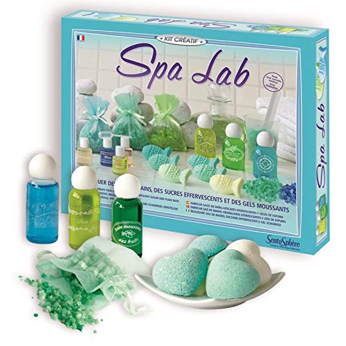 Sentosphere 3900256 Spa Lab - Juego de creación de jabón y sales de baño [Importado de Alemania]