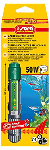 Sera 8710 Normalmente Calefactor 50 W (para 50 l) Calidad Calefactor con schockresistentem Cristal de Cuarzo, precisión de Circuito de Seguridad y de Seguridad Protector