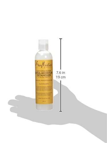 Shea Moisture Desenredante de hidratación de manteca de karité pura, 236 ml