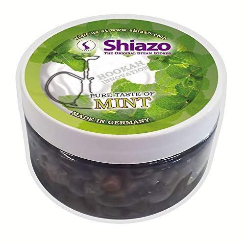 Shiazo - Piedras de shisha para pipa de agua, 6 tipos, piedras granuladas sin nicotina, sustituto del tabaco